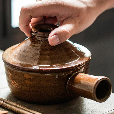 Stoneware Wave 3.5-inch height supports neat, portion-controlled servings