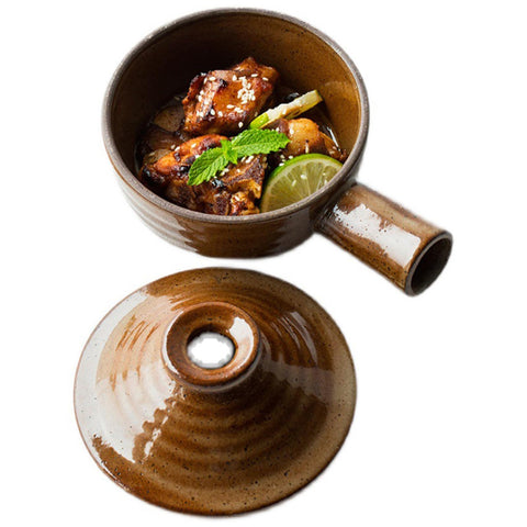 Stoneware Wave Microwave Cooker designed for safe microwave use only