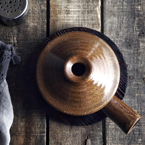 Stoneware Wave 12-ounce capacity perfect for a personal omelet