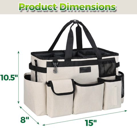 Storage Standard ergonomic cleaning caddy with straps and handles
