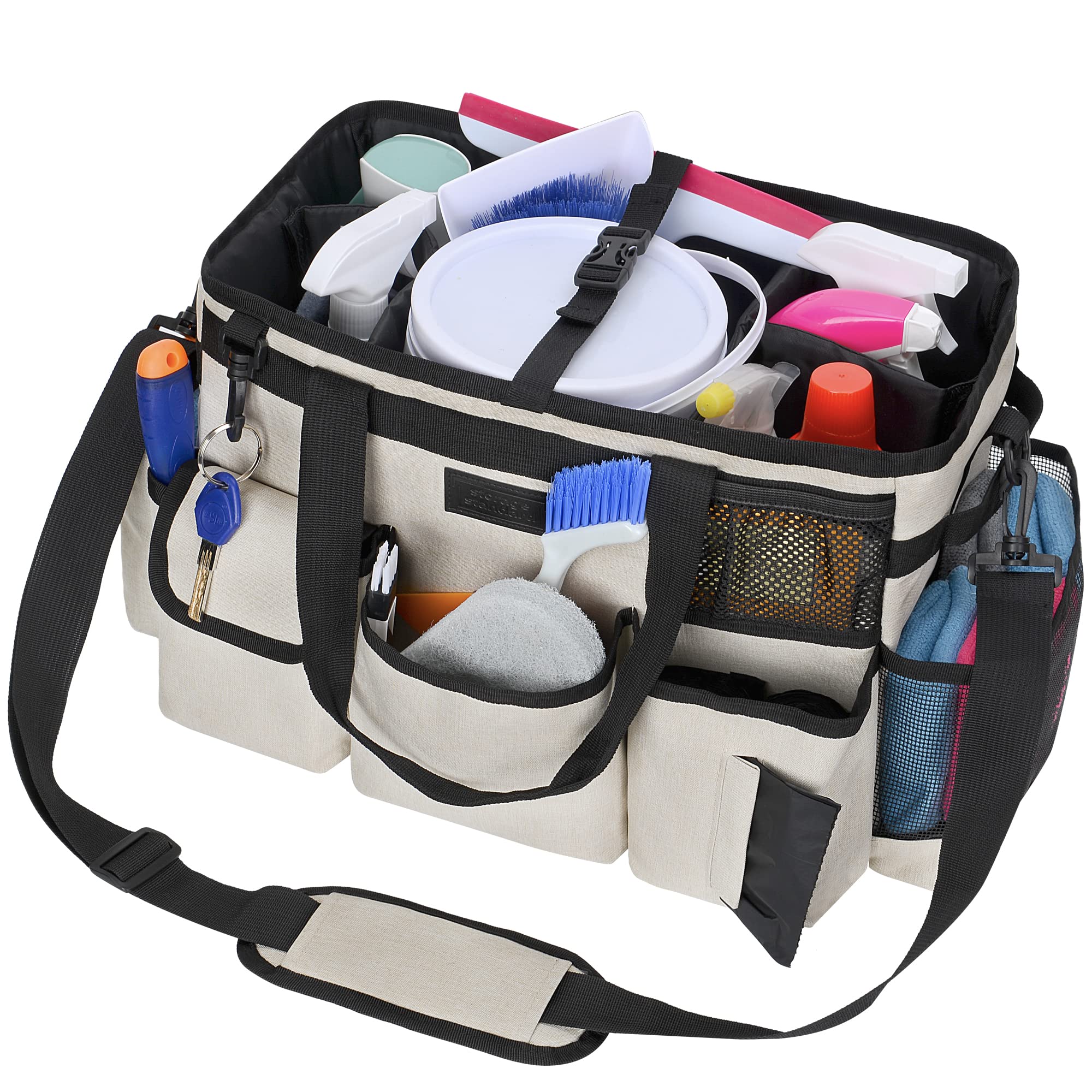 Storage Standard housekeeping tote ready for household or professional use