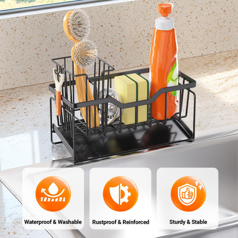StorageRight drain tray self-drains, reducing countertop moisture and mess.