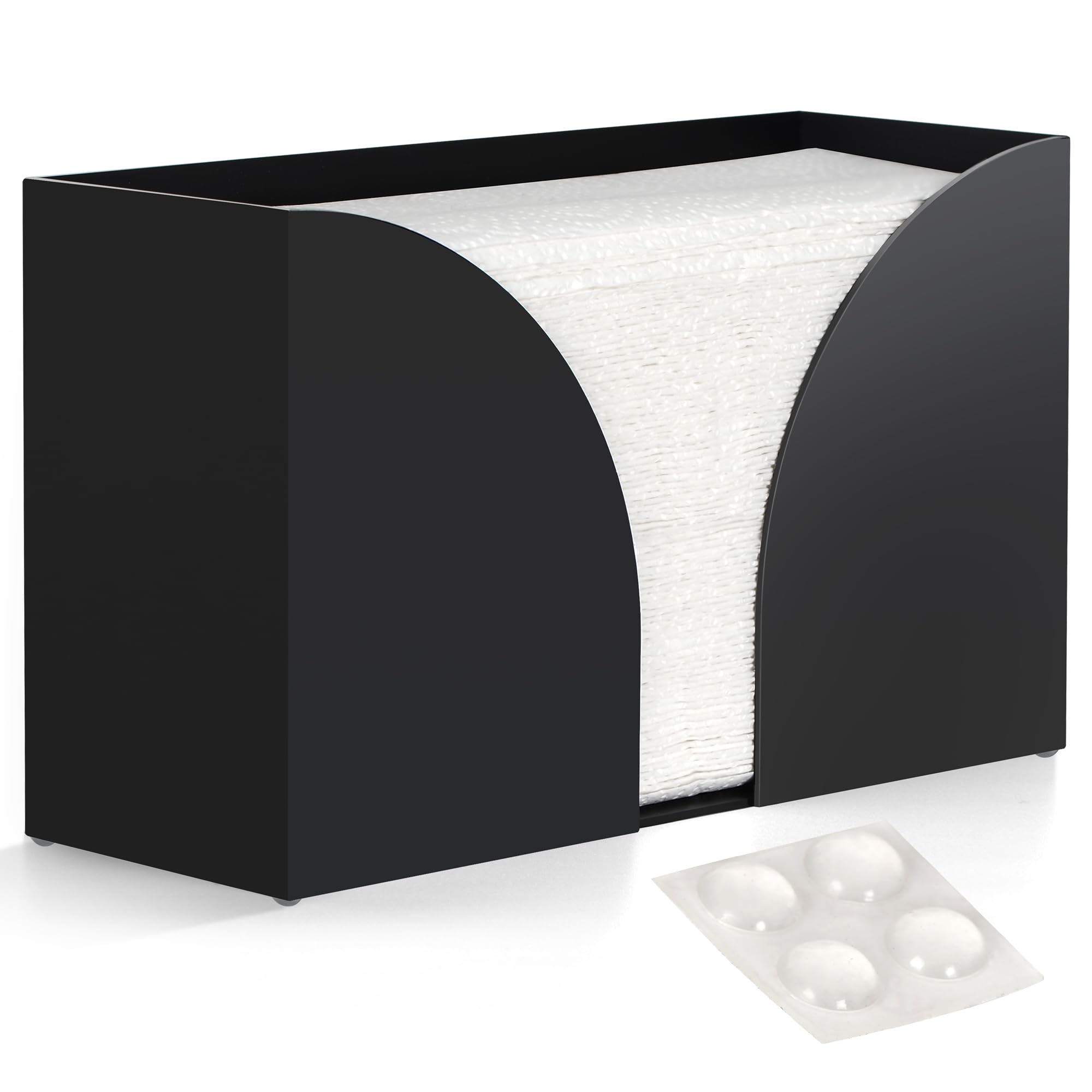 Storagestandard multifold dispenser in matte black, built for durability in busy spaces.