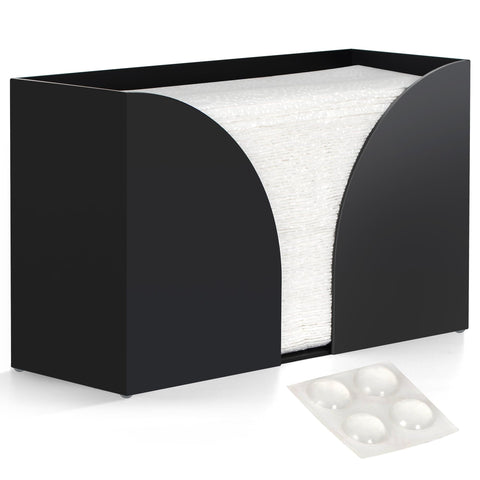 Storagestandard multifold dispenser in matte black, built for durability in busy spaces.