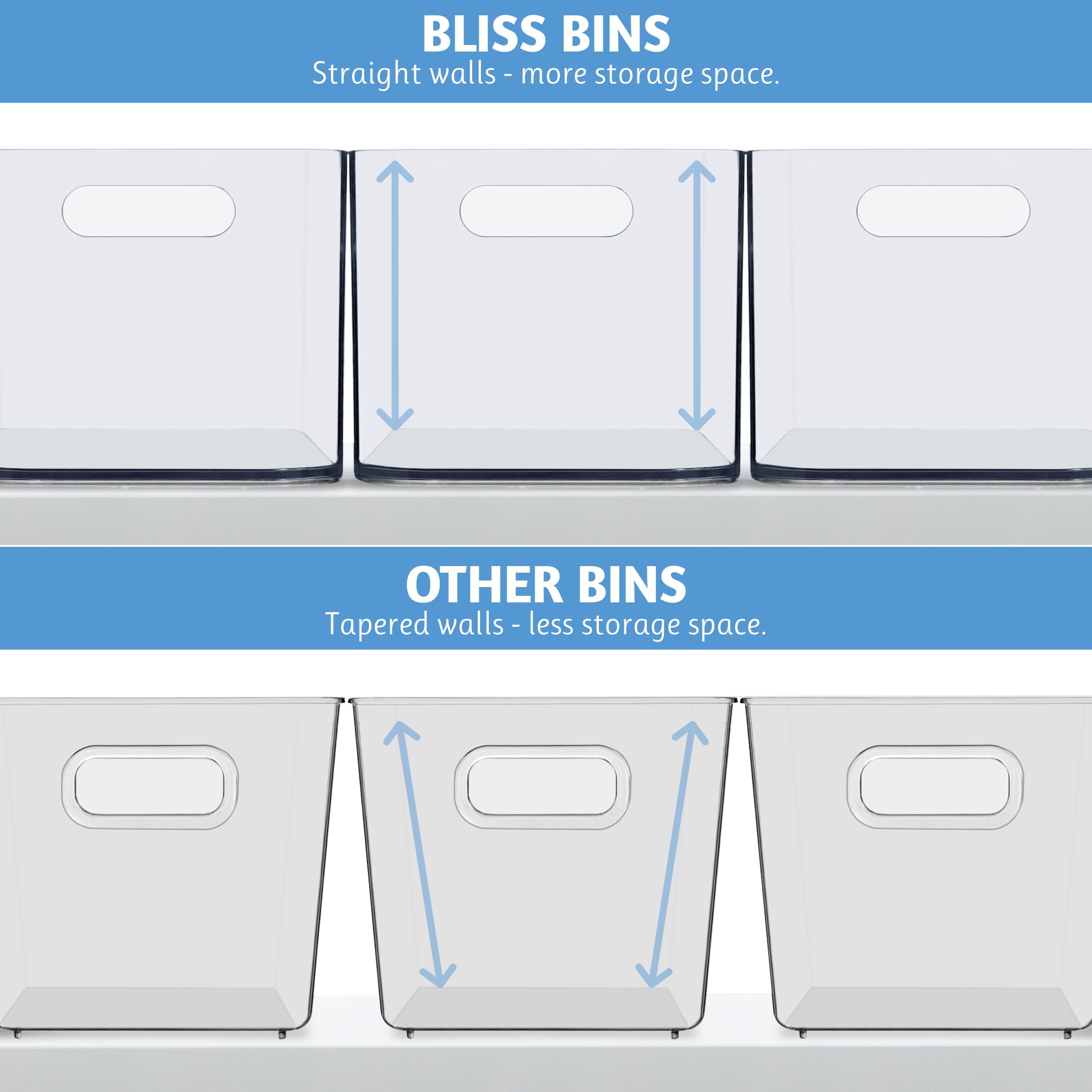 STORi Bliss closet accessory bin keeps small items sorted.