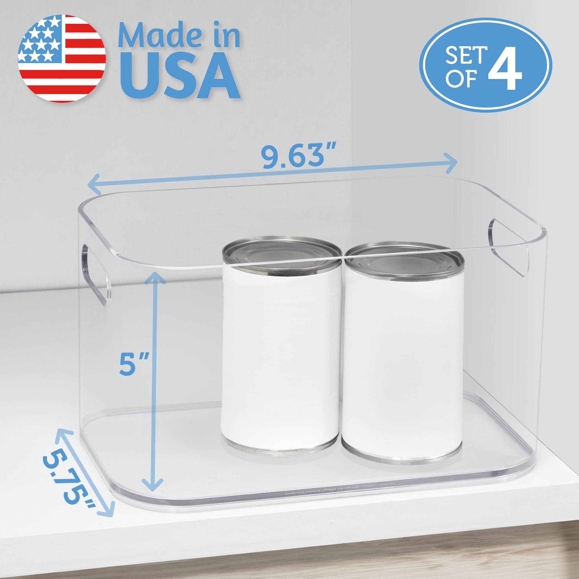 STORi Bliss fridge storage bin fits narrow shelves for organized freshness.