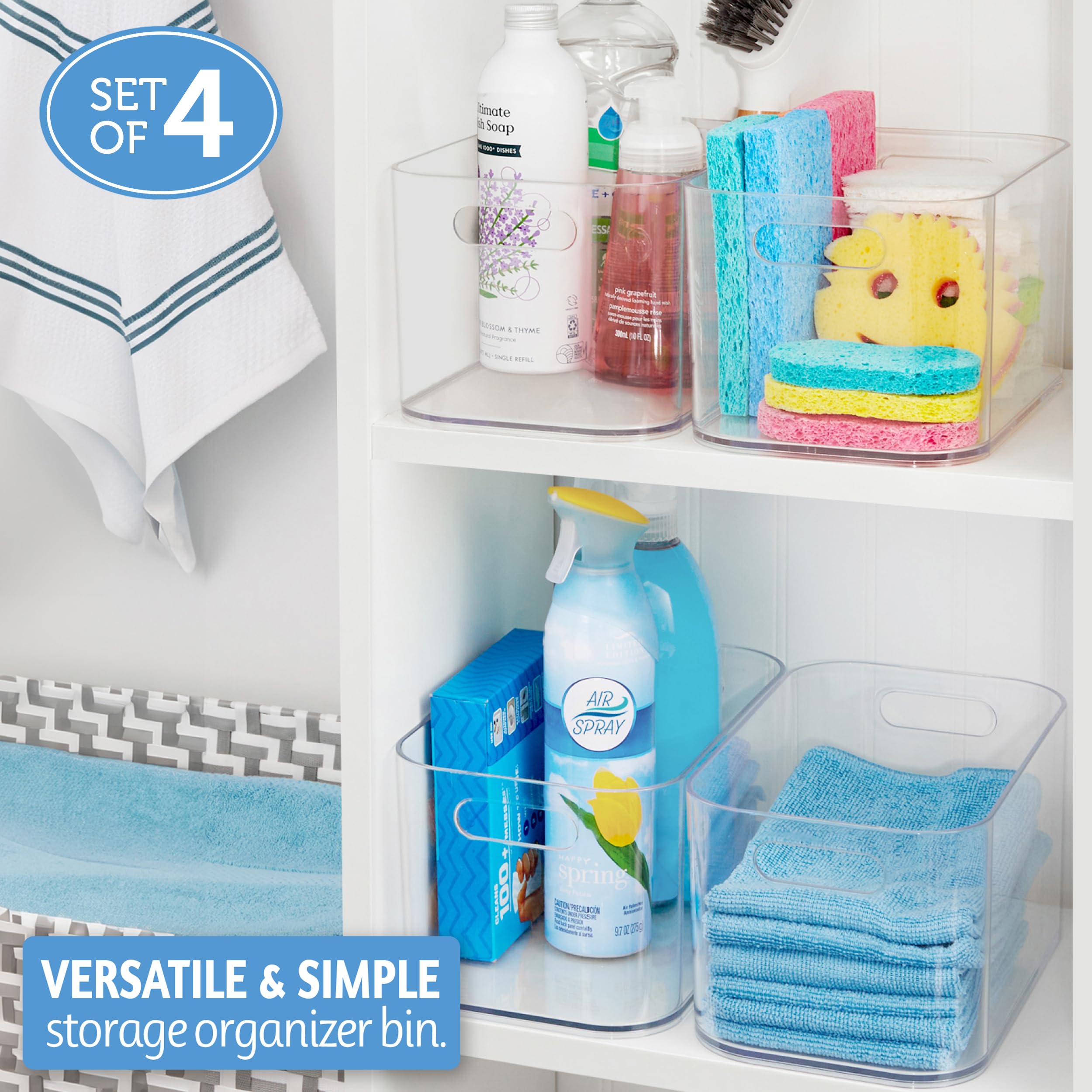 STORi Bliss clear container keeps contents visible at a glance.