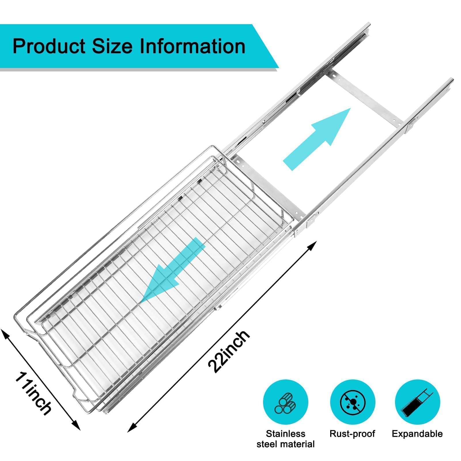 STORKING bathroom pantry solution keeps cleaning supplies neatly within reach.