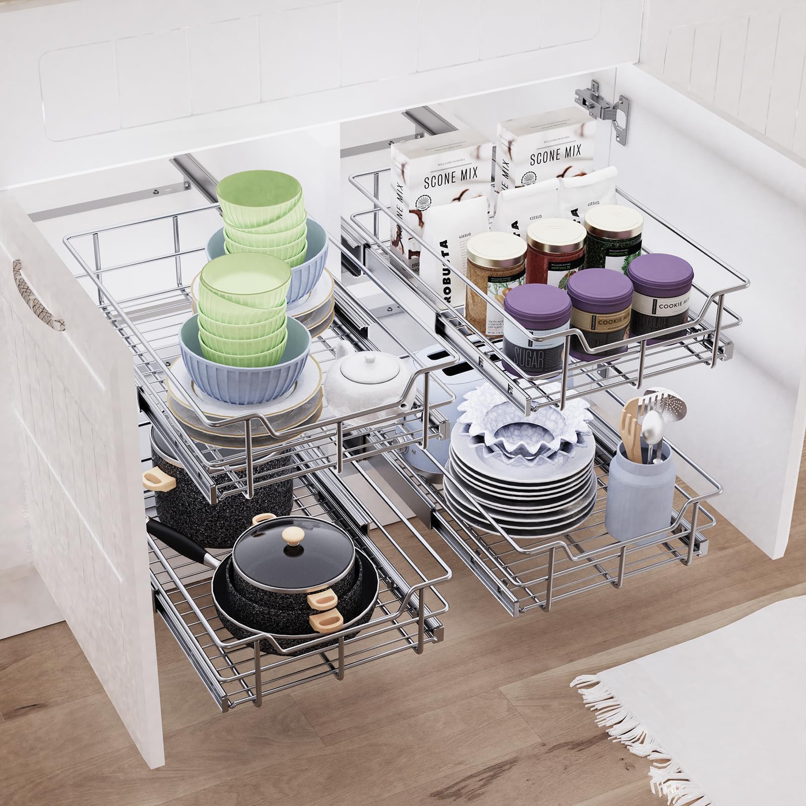 STORKING installation kit and screws enable quick, tool-friendly setup.