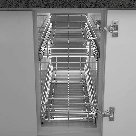 STORKING kitchen appliance organizer in use for easy reach