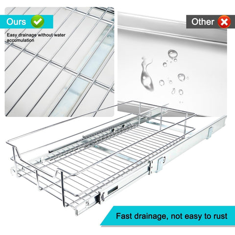 STORKING smooth glide reduces noise when pulling out heavy items.