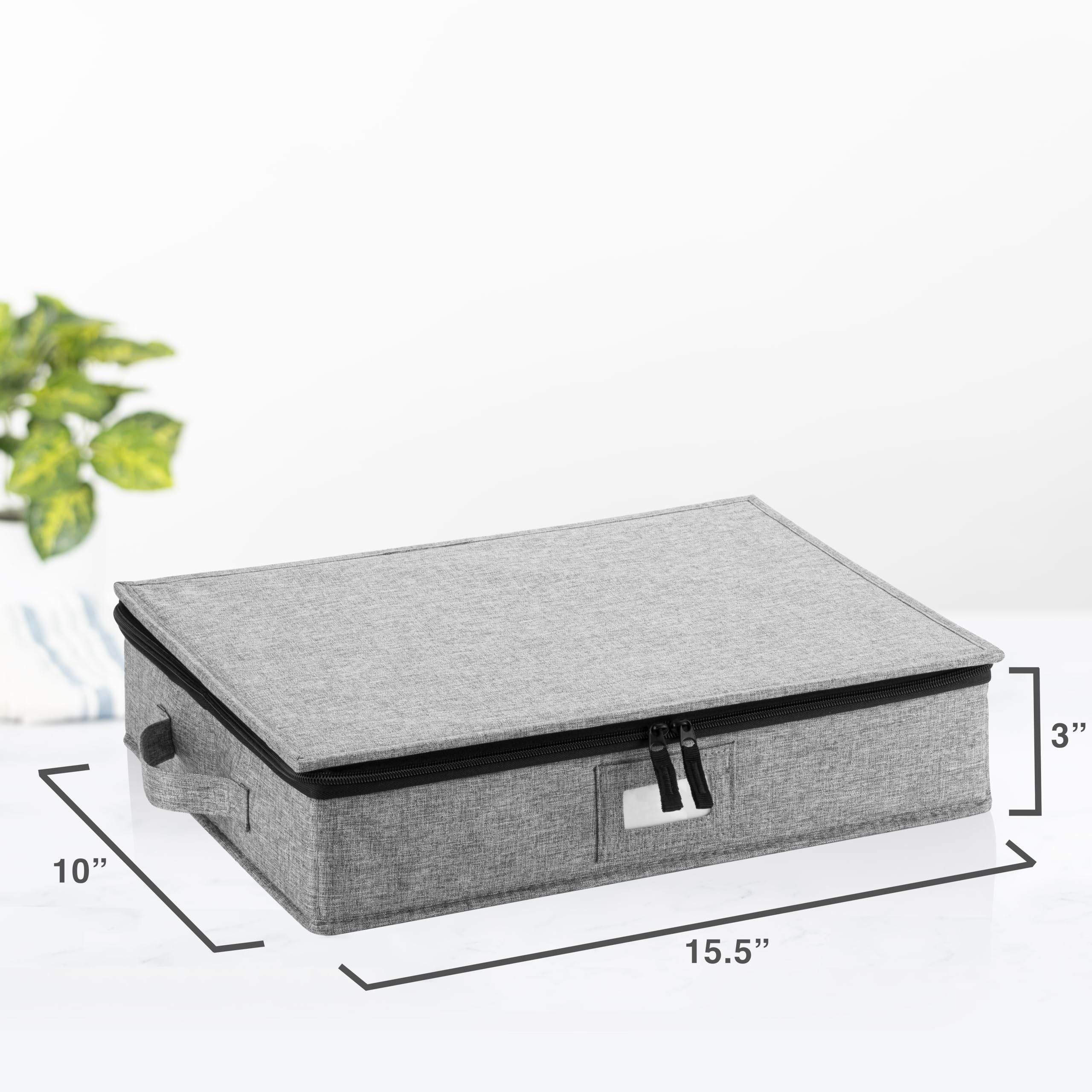 Reinforced handles for easy carrying to dinners and parties.