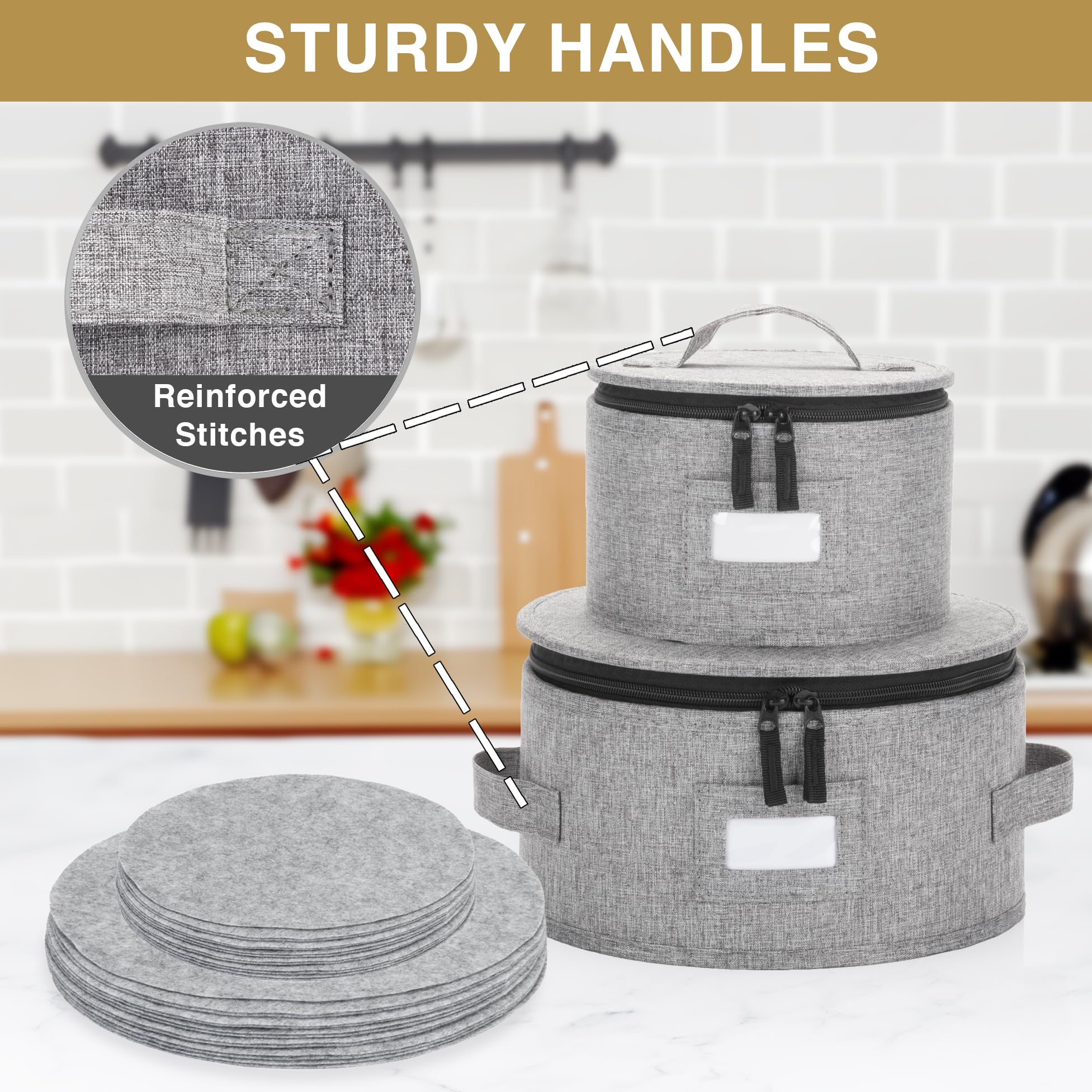 STOZU label holder helps identify contents at a glance in the kitchen.