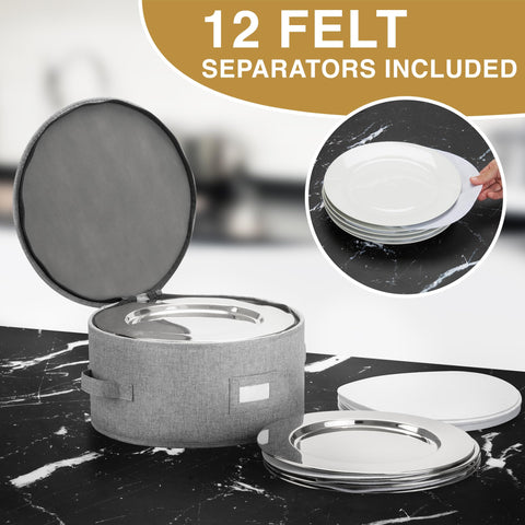 STOZU interior quilted padding cushions bowls and cups during travel.