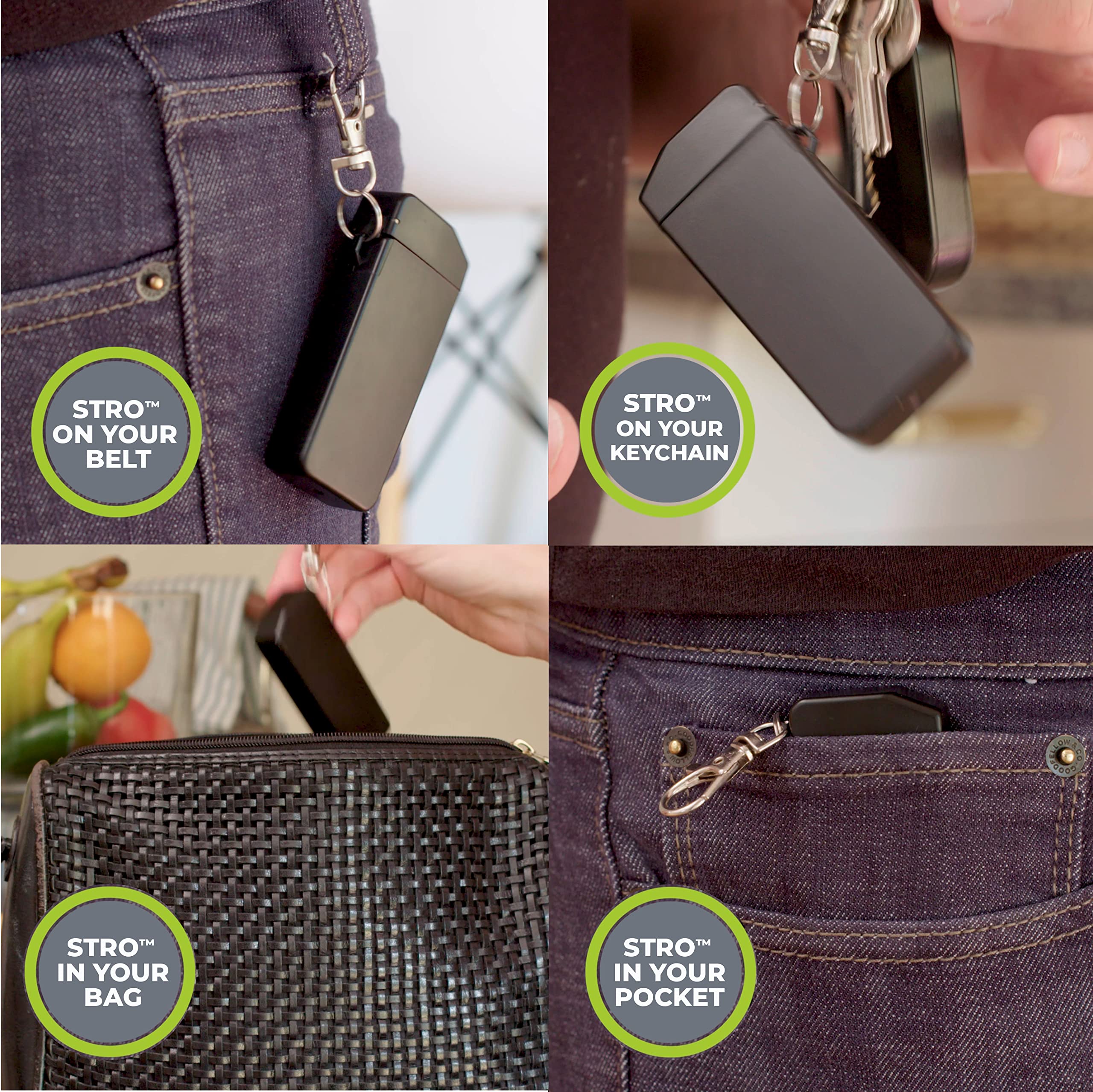 STRO BPA free stainless steel straw ensures safe, durable sipping.