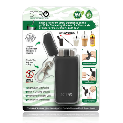 STRO supports a greener future with a reusable straw.