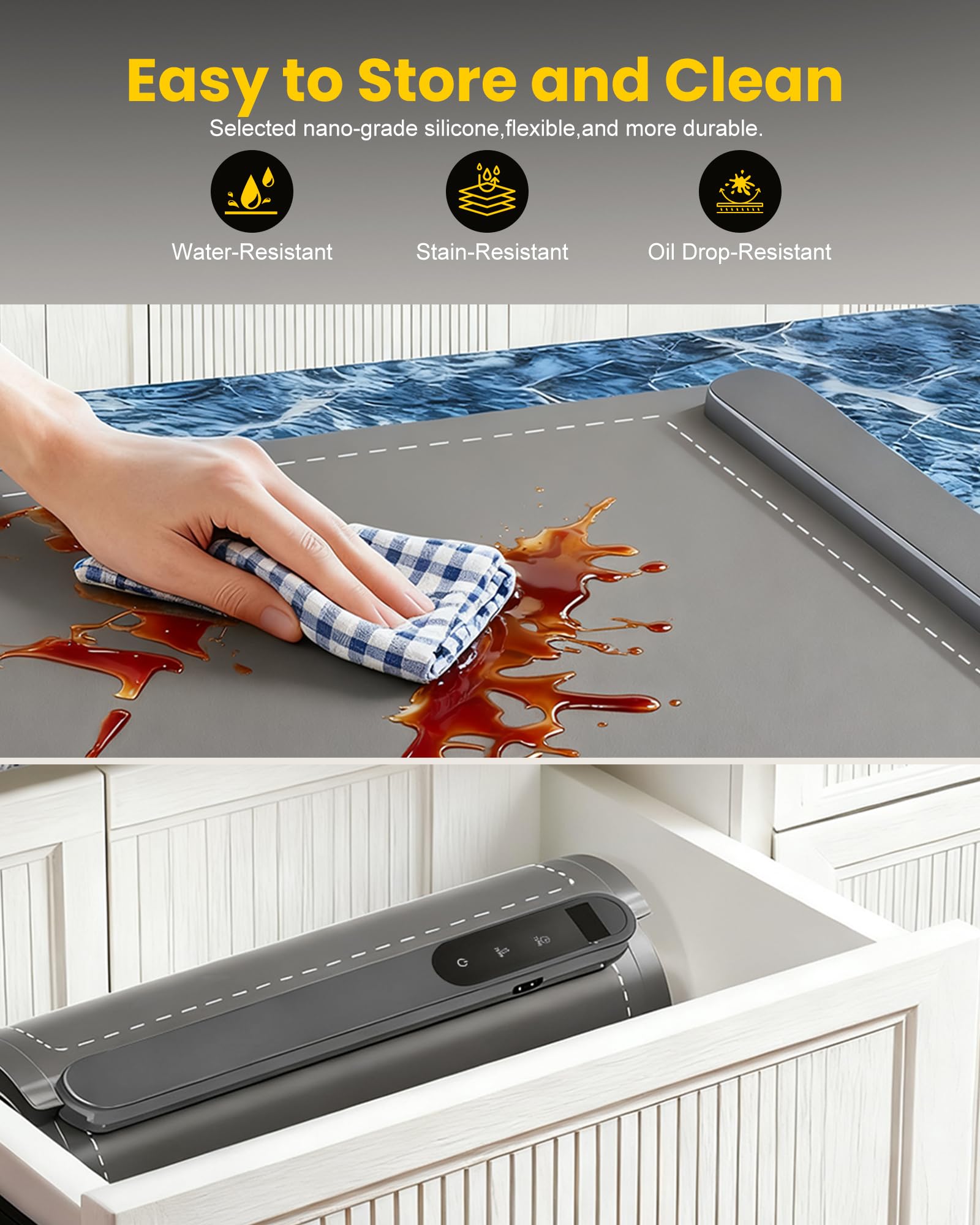 Sturdon holiday-ready warming mat for festive gatherings.