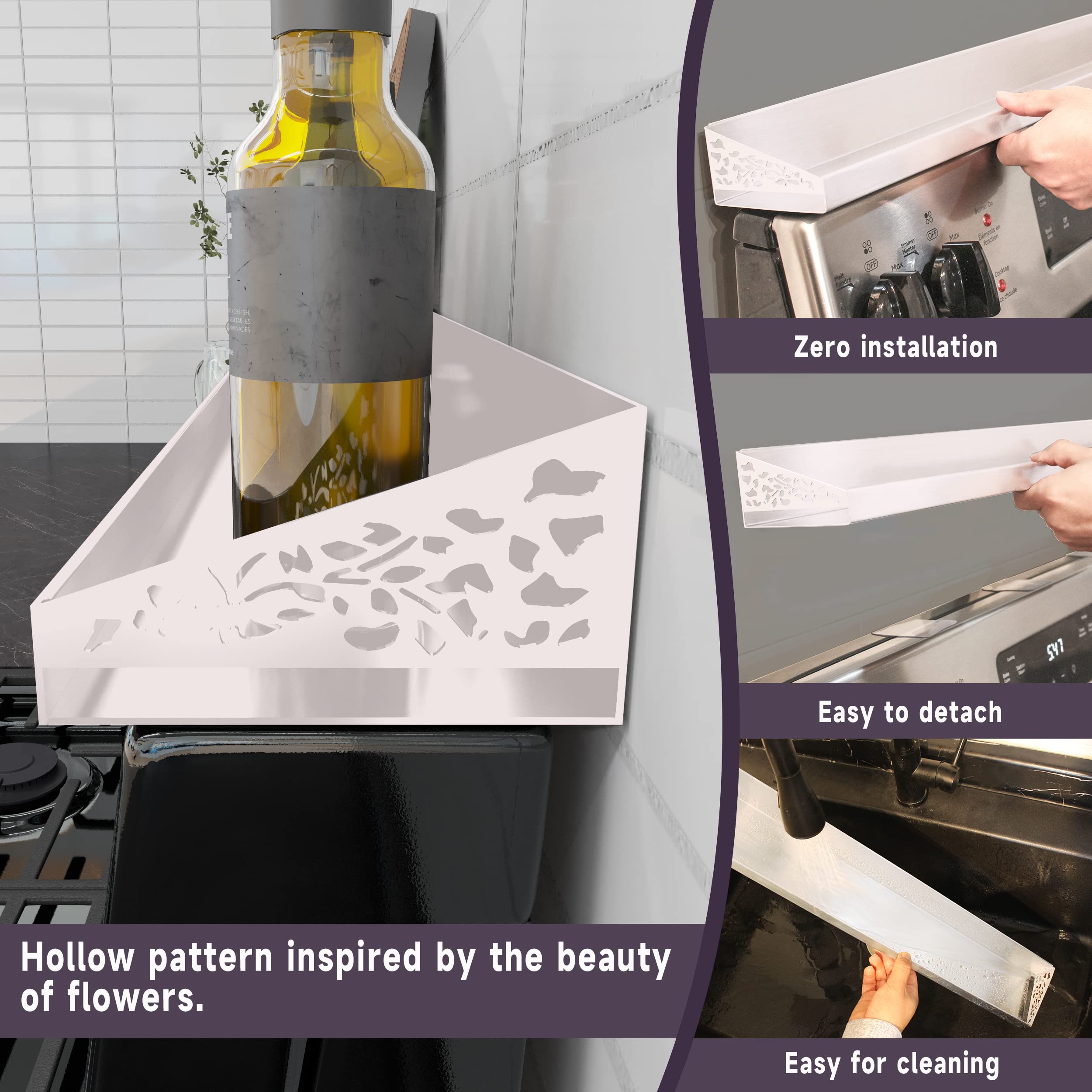 STUTOV stainless steel construction resists rust and cleans easily.