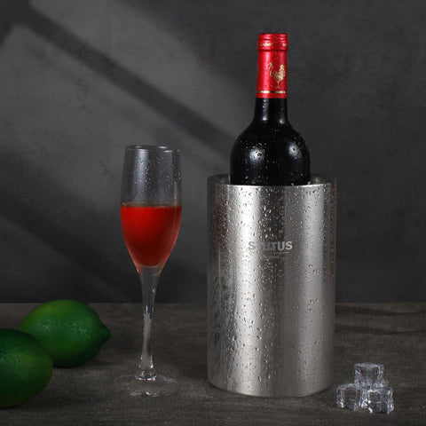 STUTUS Innovations wine chiller bucket ideal for champagne and sparkling wine service