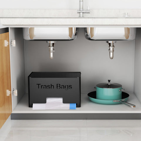 STWWO black finish design complements modern kitchen storage