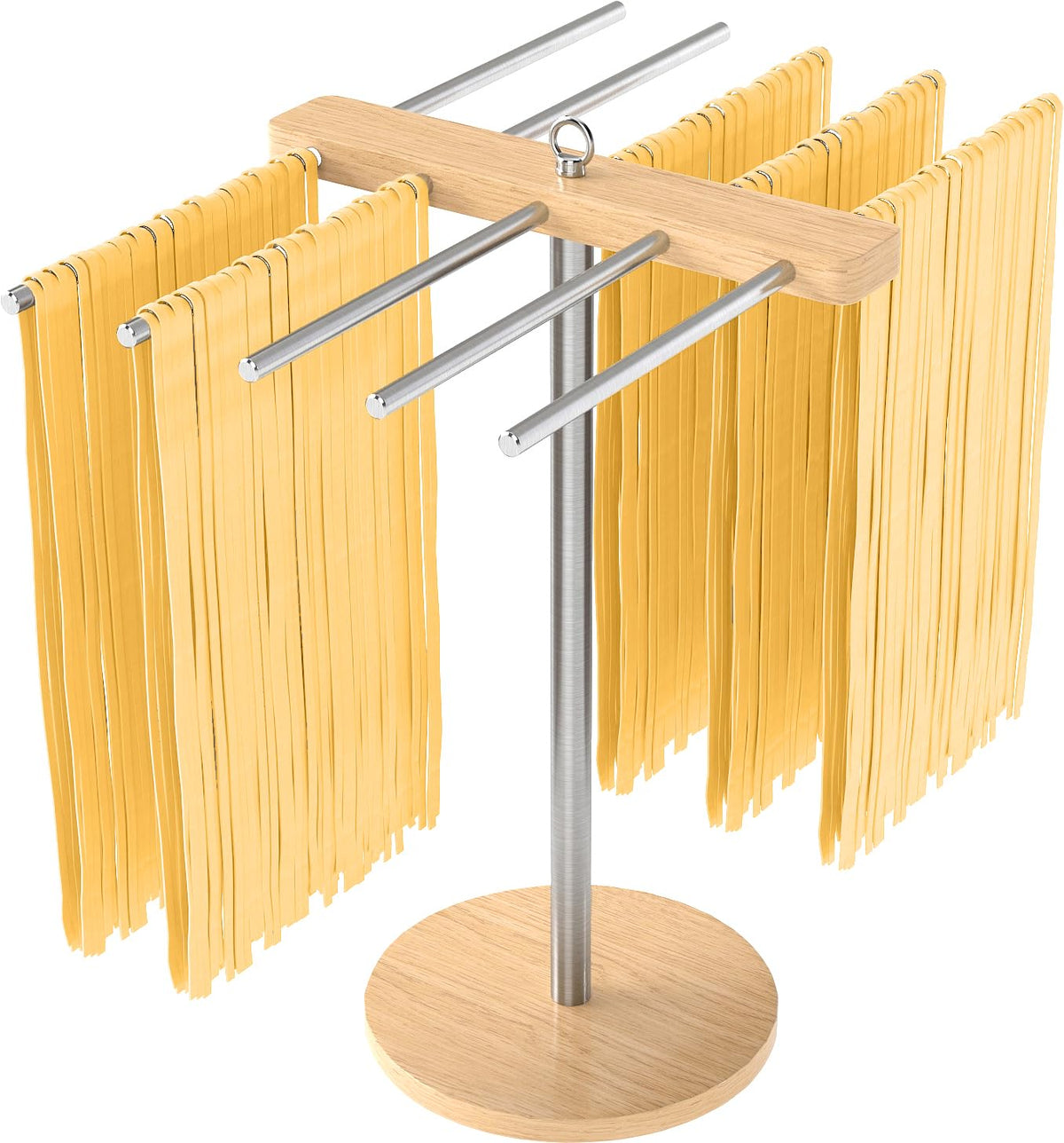STWWO large pasta drying rack base offers stable support for even drying.