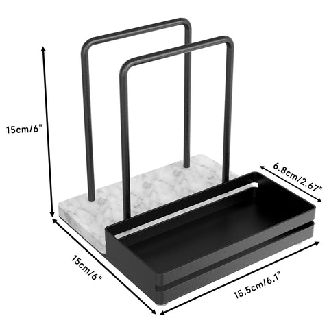 STWWO durable black and marble finish for kitchen or office spaces