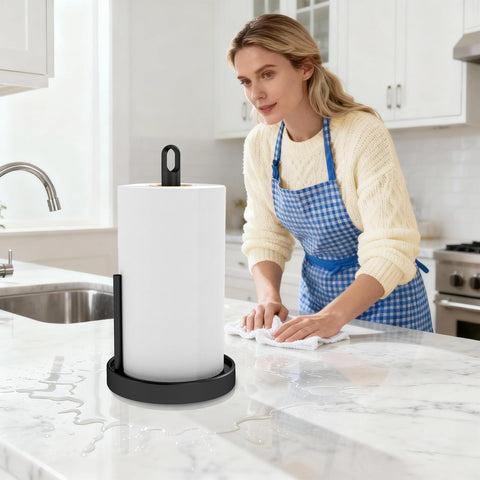 STWWO matte black finish adds chic, durable kitchen styling