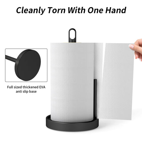 STWWO one-hand tear design keeps towels tidy and accessible