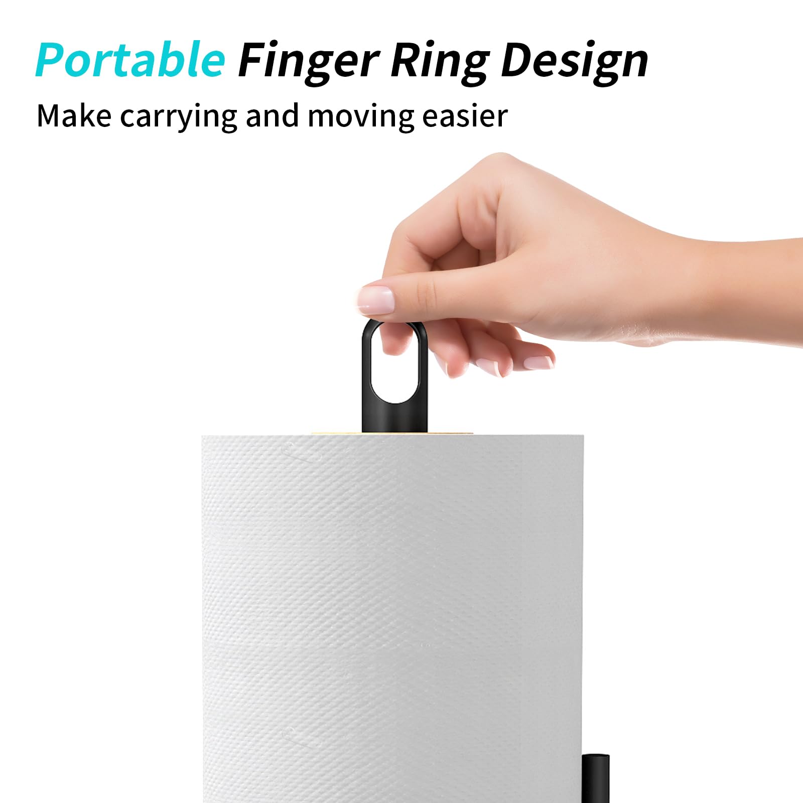 STWWO ring-top portable handle enables easy transport between rooms