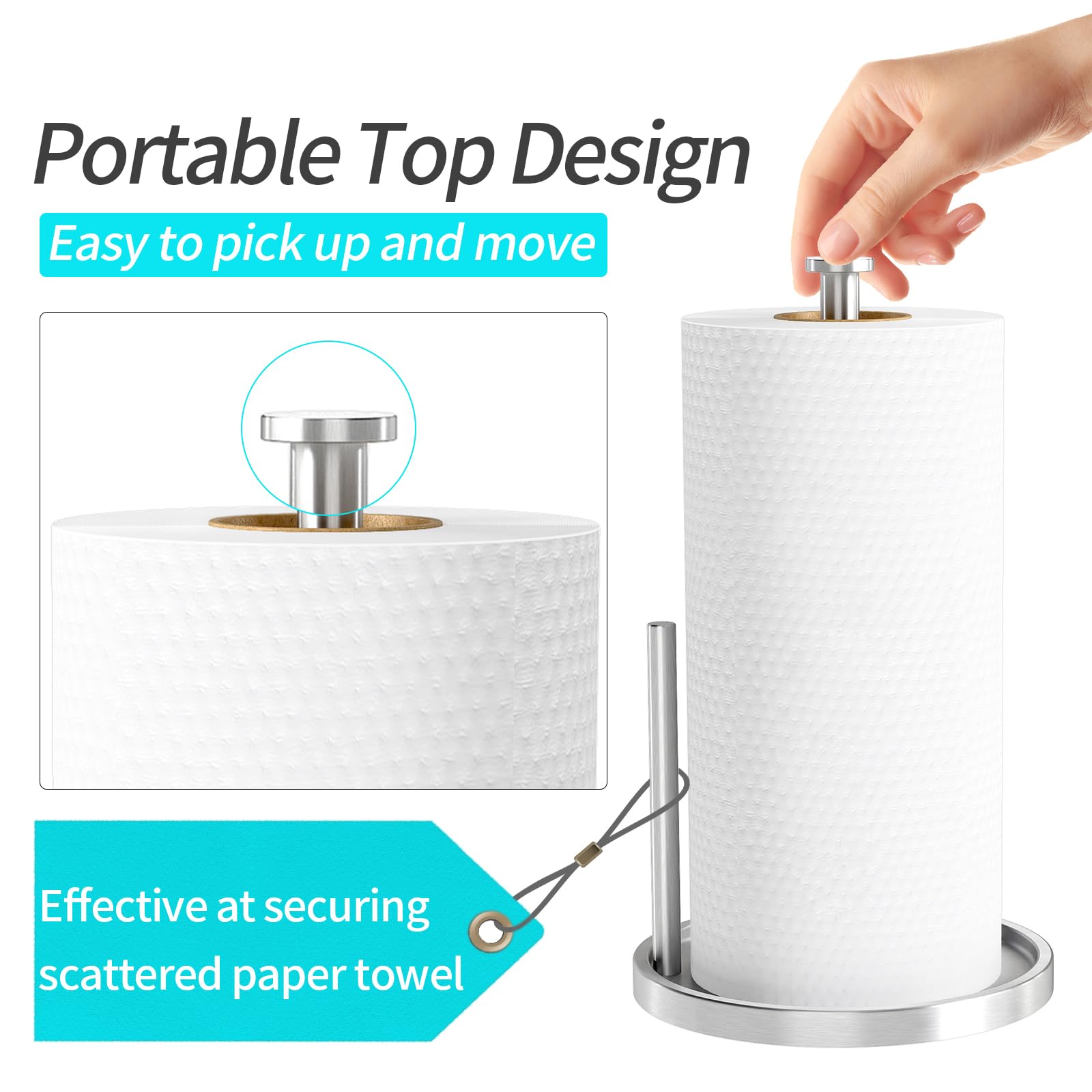 STWWO top handle shows portable design for easy room-to-room movement.