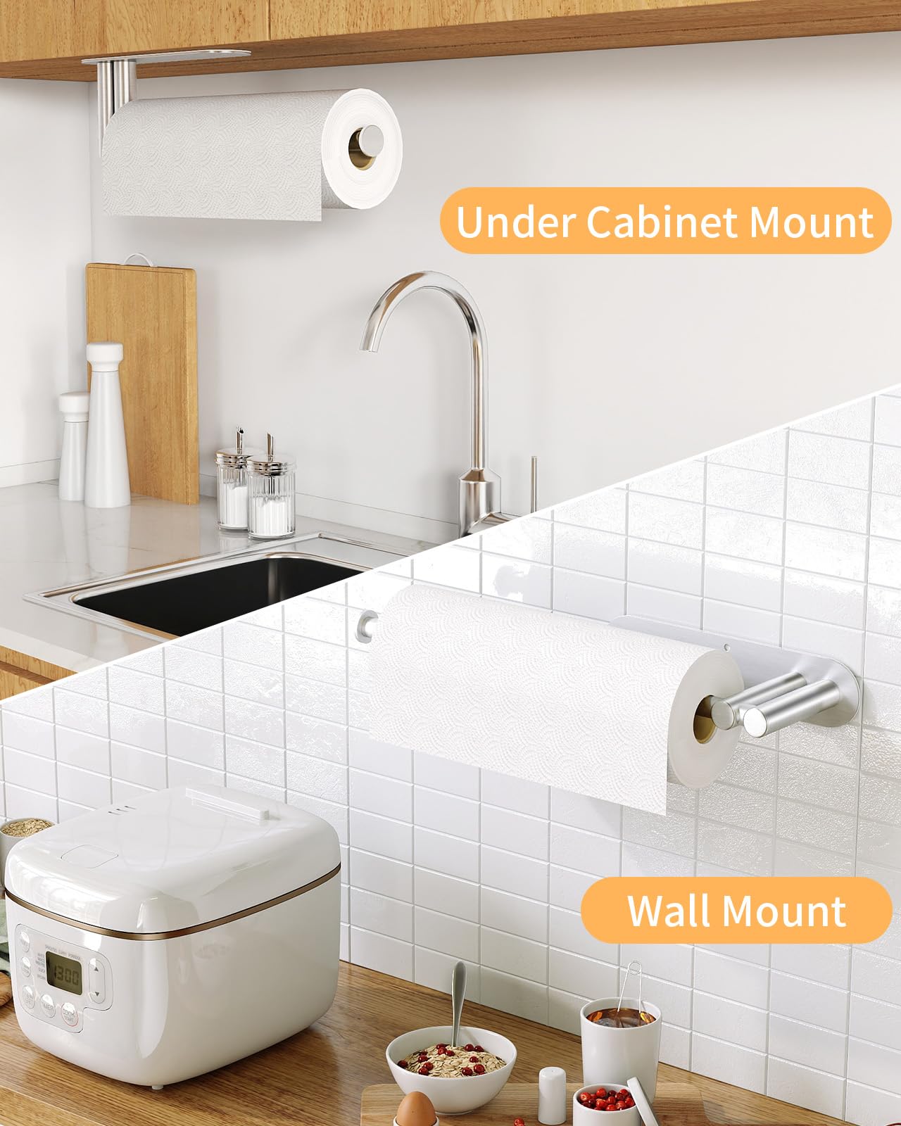 STWWO screw-install option provides durable mounting on rough surfaces