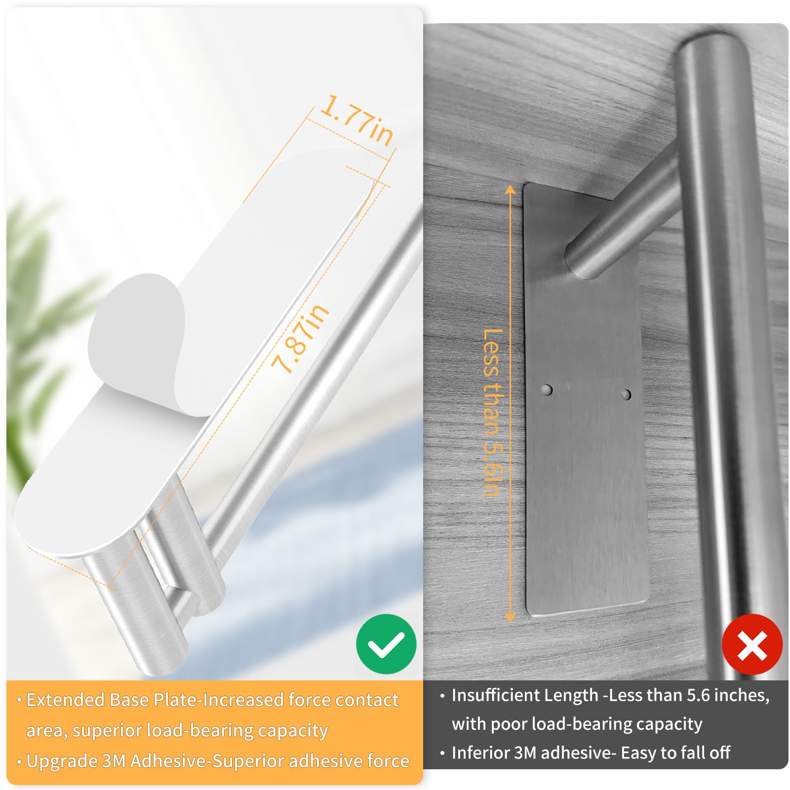 STWWO stainless steel towel holder resists rust in kitchen and bath