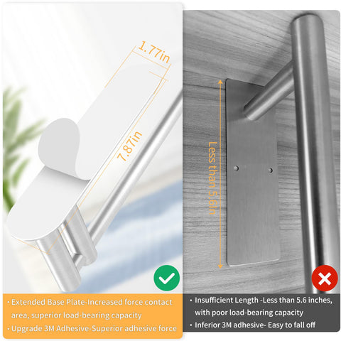 STWWO stainless steel towel holder resists rust in kitchen and bath