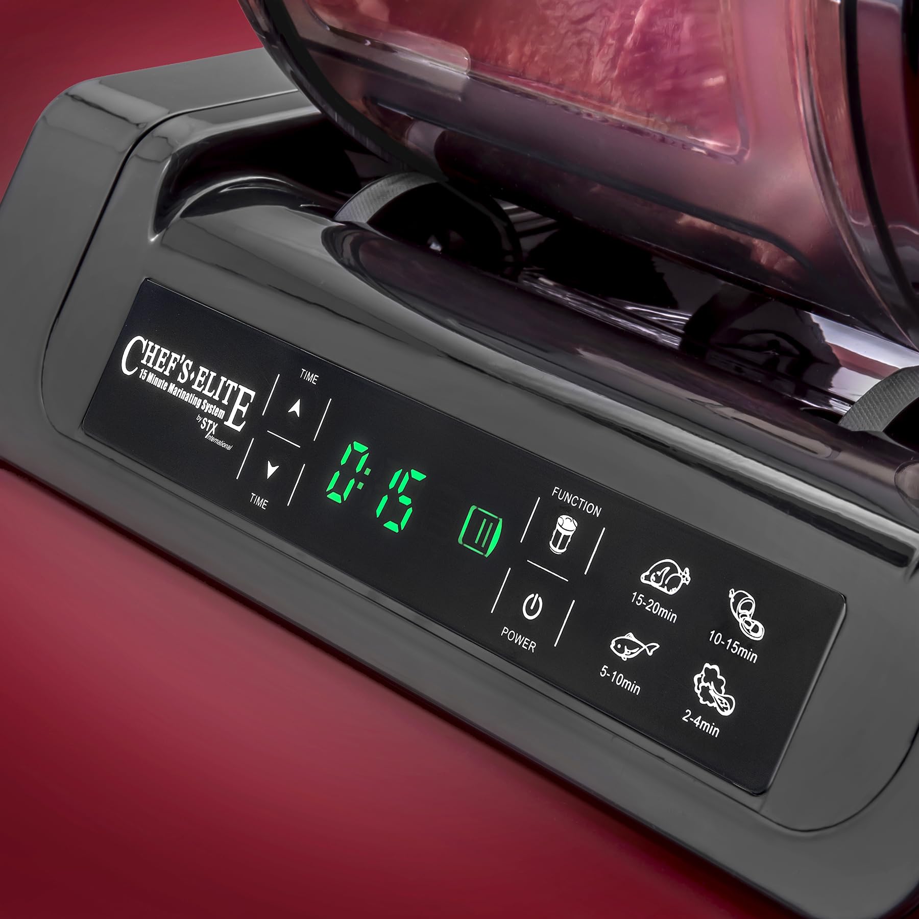 STX International Chef's Elite operating manual with setup tips and recipes.