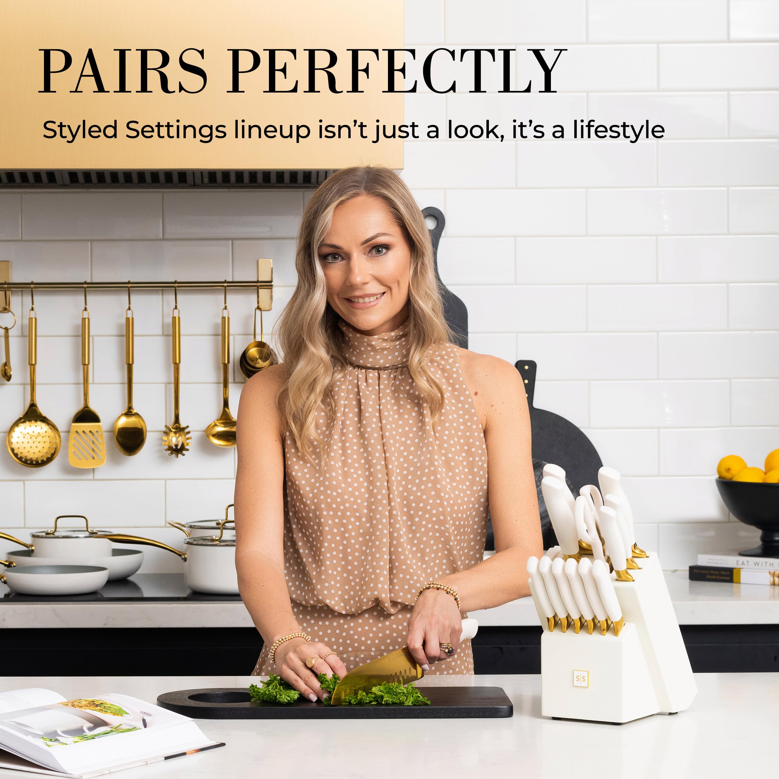 STYLED SETTINGS full tang design offers balanced handling during prep.