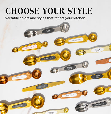 STYLED SETTINGS Stanless Steel spoons resisting rust for lasting kitchen use.