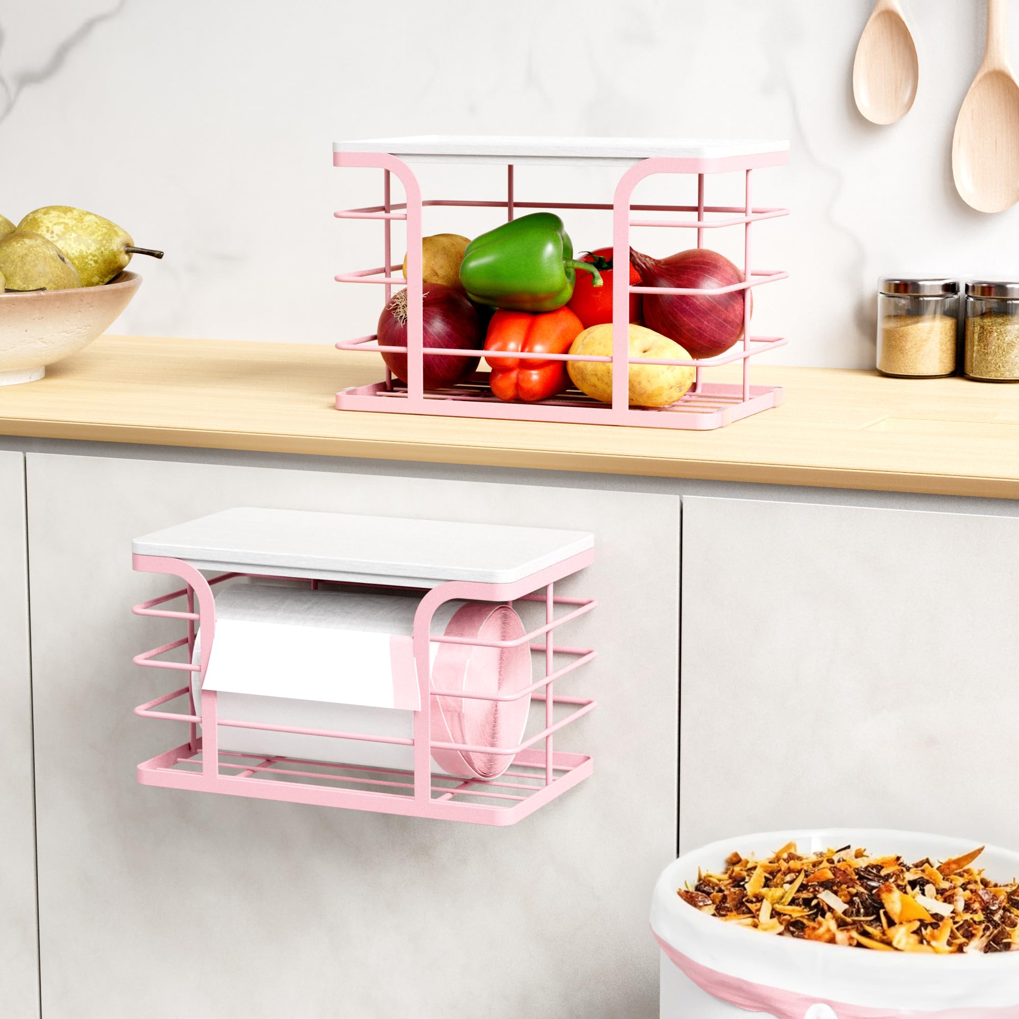 Stylstoreazy bamboo top detail highlights natural finish and sturdy lid.