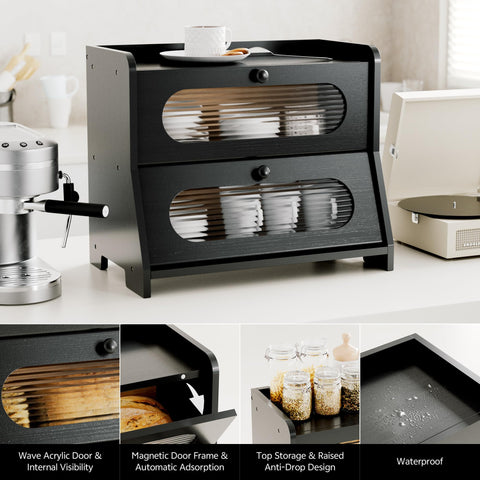 Stylstoreazy on-counter display with fruits demonstrates versatile storage