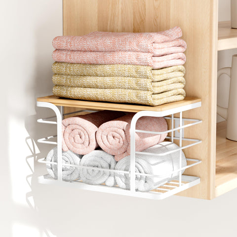 Stylstoreazy wall-mount installation using adhesive strips for flexible setup.