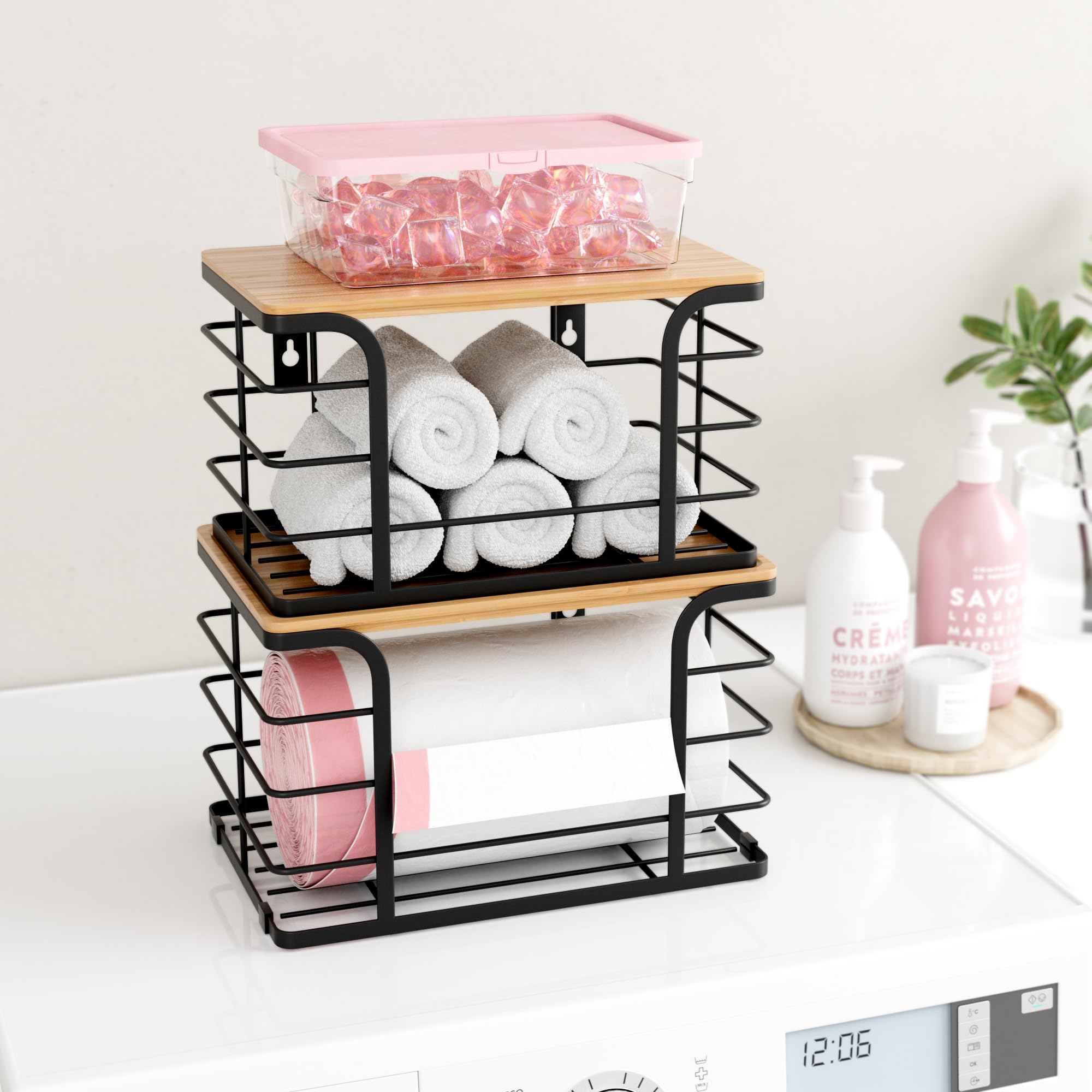Stylstoreazy drill-mount accessories support secure wall or cabinet setup