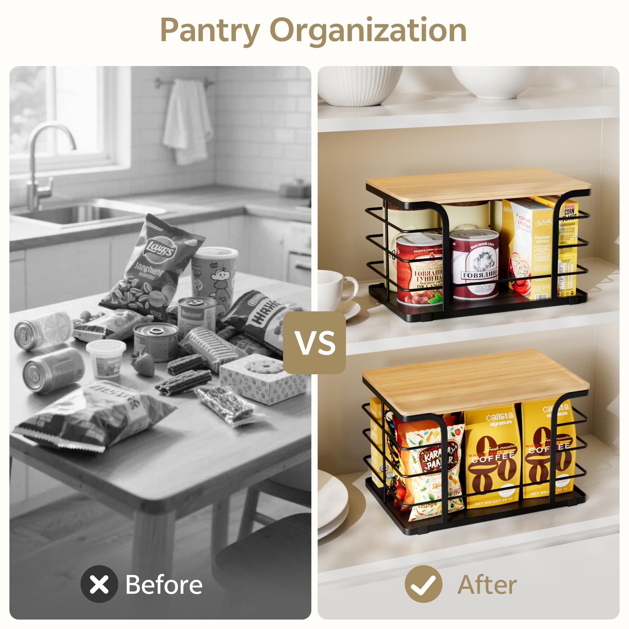 Stylstoreazy non-slip rubber pads keep bins steady on surfaces.