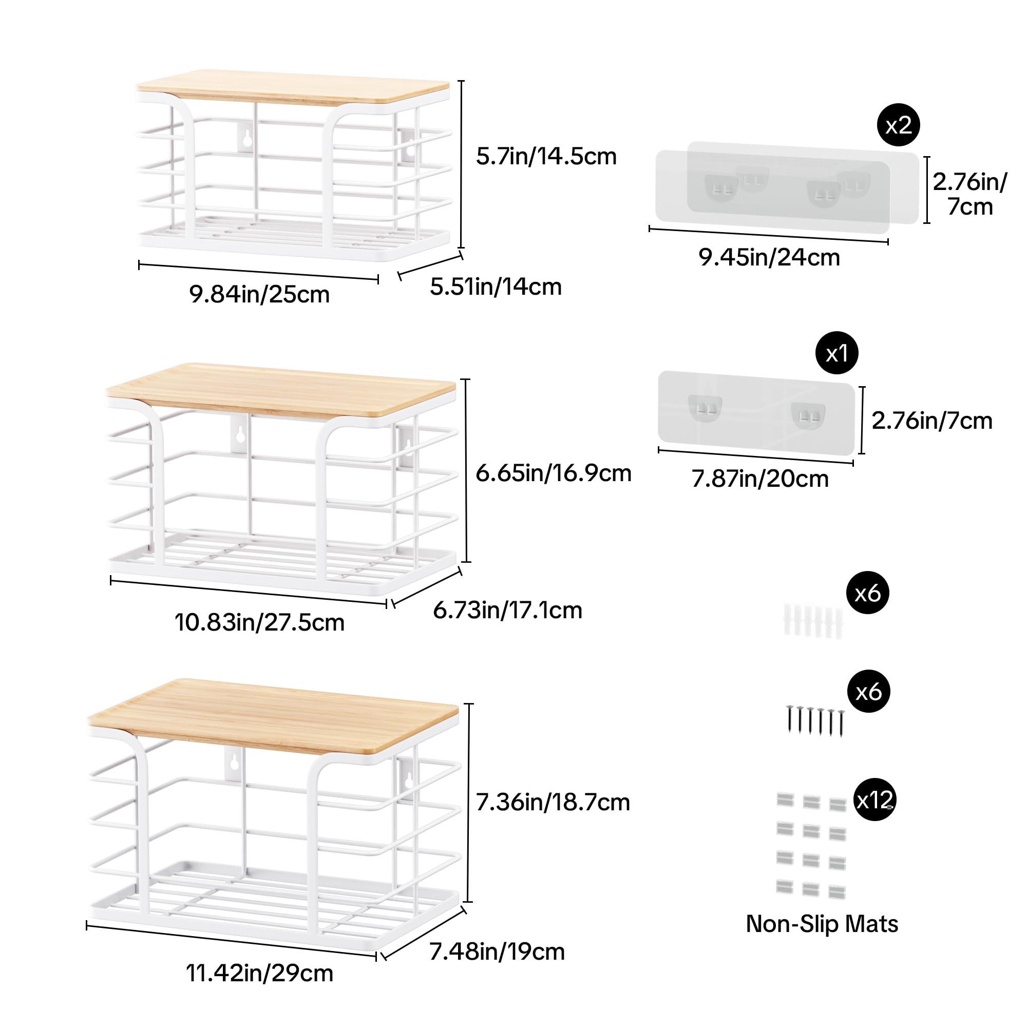 Stylstoreazy stainless steel basket withstands humidity under the sink.