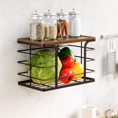 Stylstoreazy wall-mount option with adhesive for versatile placement.