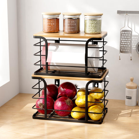 Stylstoreazy wall-mount with adhesive strips for versatile installation