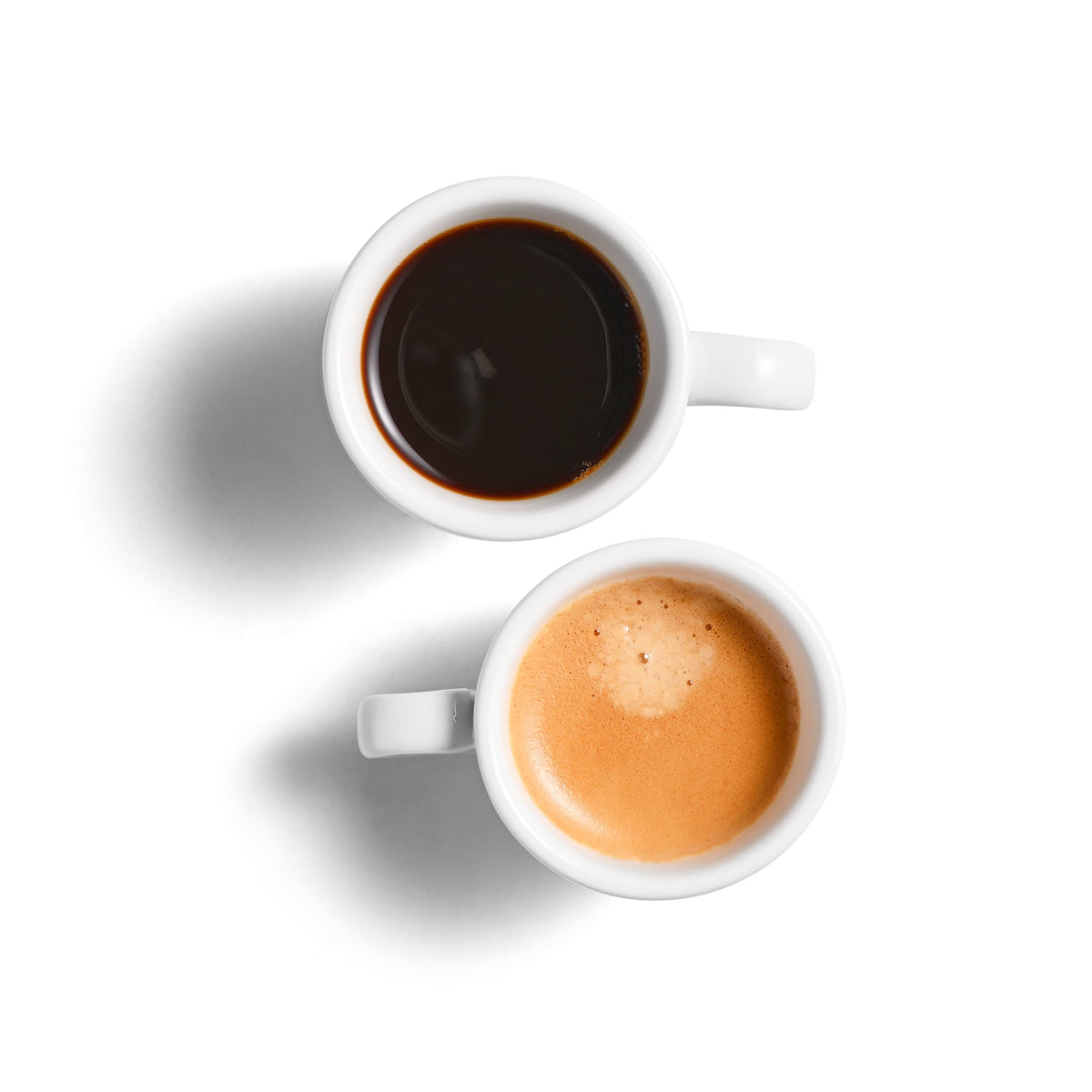 Stylusella pure white ceramic espresso cups set of 2 showcasing compact 2.5 oz capacity for aroma savoring