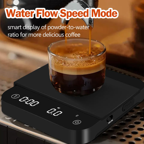 Styuanmmy Mini Coffee Scale with Timer precision sensor ensures 0.1 g accuracy