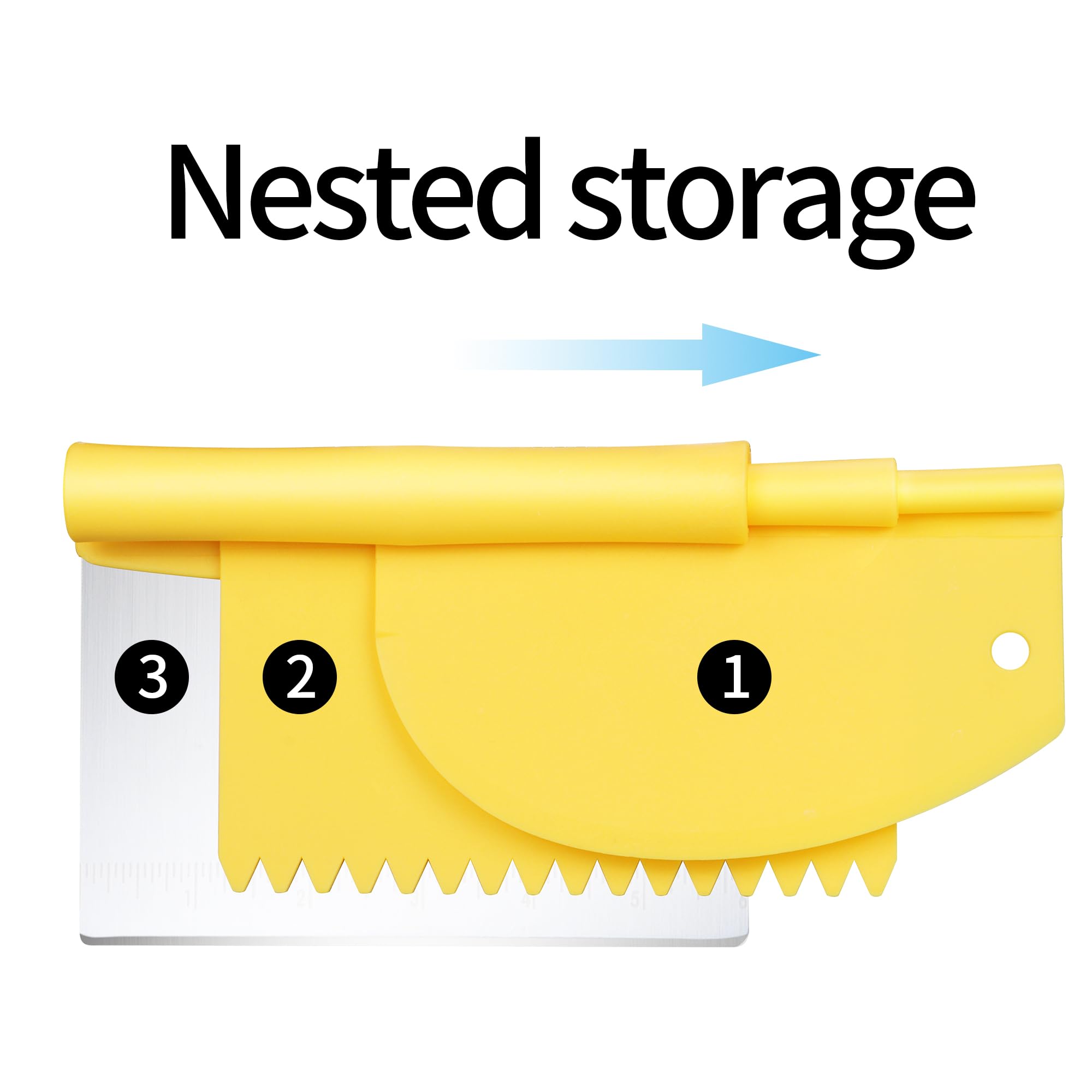 Suanyok dishwasher-safe scrapers for quick cleanup after baking.