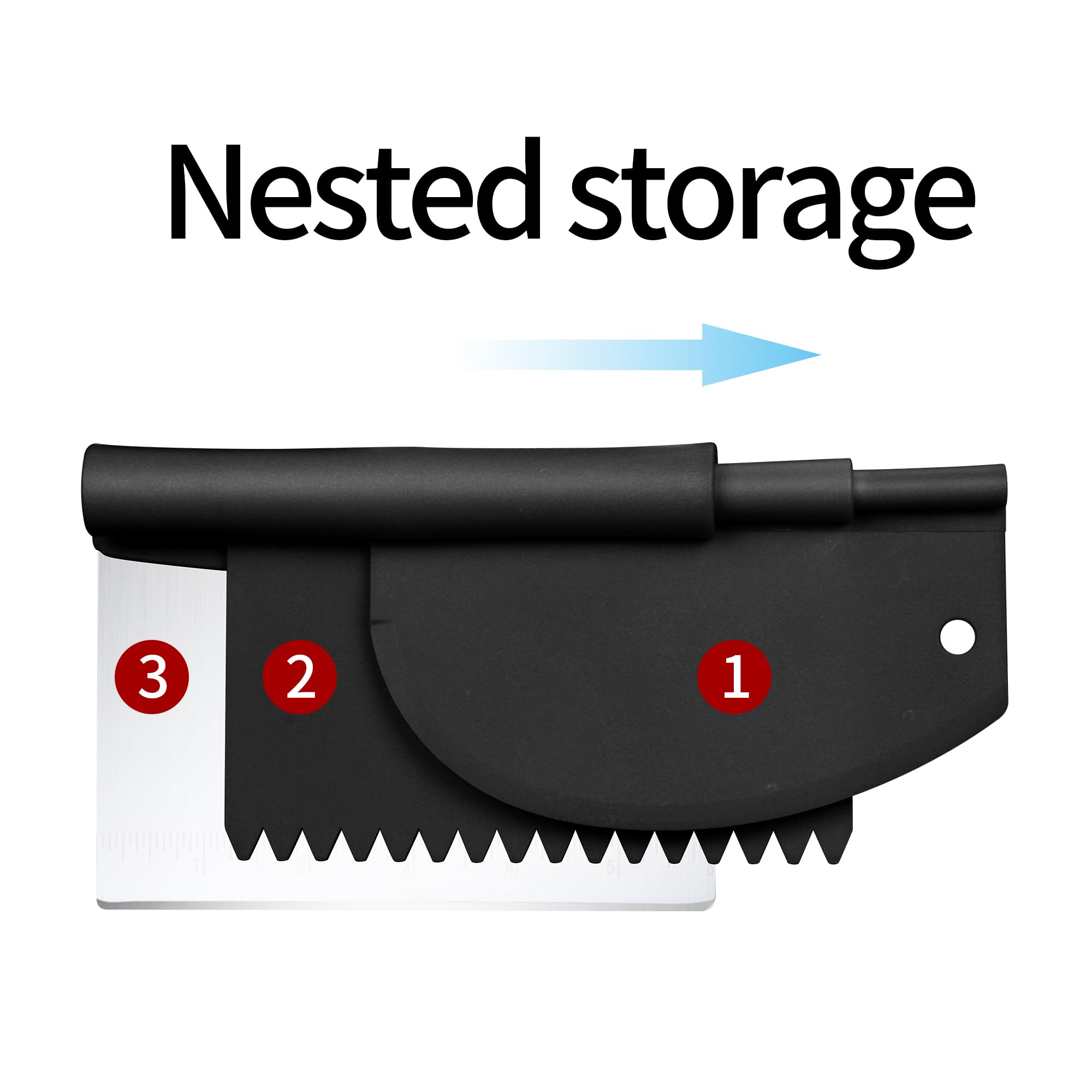 Suanyok dishwasher-safe scrapers simplify cleanup after baking.