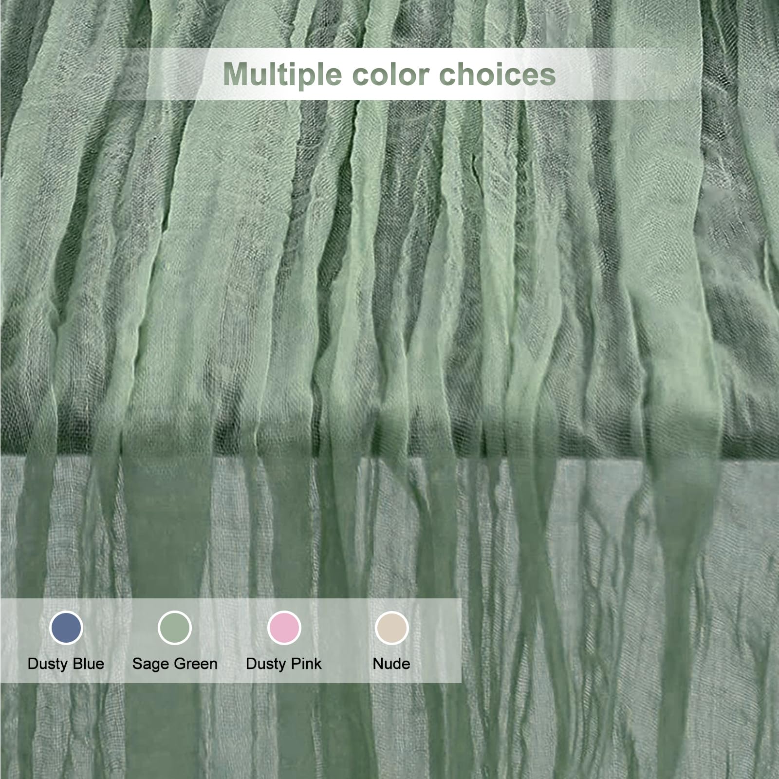 SuBleer color options and packaging display for versatile wedding decor
