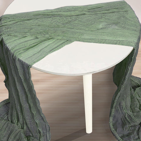 SuBleer 10 ft table runner displayed across long banquet table setting
